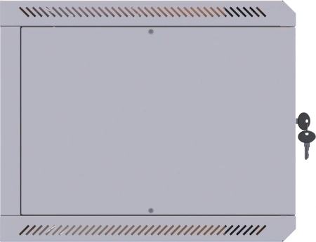 Шкаф коммутационный Suprlan ТВЛ-6U-600-350-СР (05-1060) настенный 6U 600x350мм пер.дв.стекл направл.под закл.гайки 70кг RAL 7035 285мм 13.3кг 360мм металл
