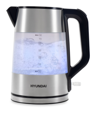 Чайник электрический Hyundai HYK-P4026 1.9л. 2200Вт черный (корпус: пластик)