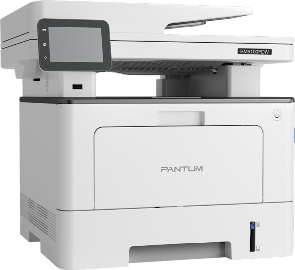 МФУ лазерный Pantum BM5100FDW A4 Duplex Net WiFi белый/черный