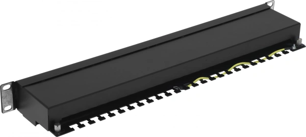 Патч-панель WRline WR-PL-24-C5E-SH-D 19" 1U 24xRJ45 кат.5e FTP