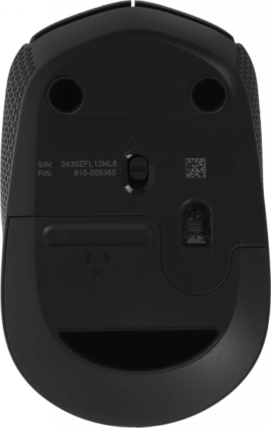 Мышь Logitech M171 черный/серый оптическая (1000dpi) беспроводная USB для ноутбука (2but)