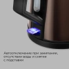 Чайник электрический Redmond KM244 1.7л. 2200Вт коричневый корпус: нерж.сталь/пластик