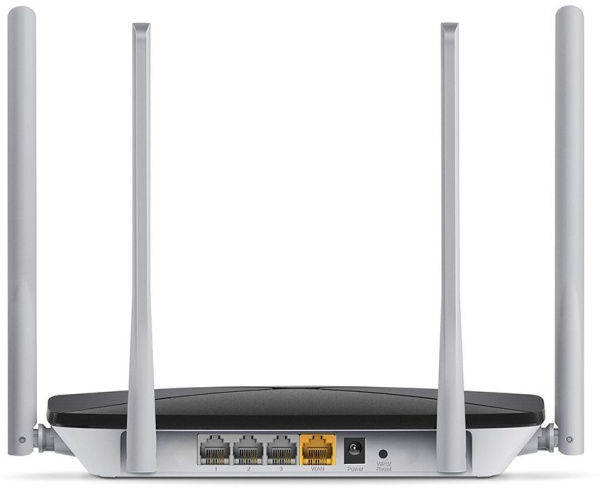 Роутер беспроводной Mercusys AC12 AC1200 10/100BASE-TX черный