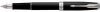 Ручка перьев. Parker Sonnet Core F529 (CW1931521) Matte Black CT F сталь нержавеющая подар.кор.
