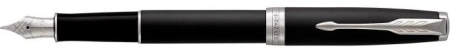 Ручка перьев. Parker Sonnet Core F529 (CW1931521) Matte Black CT F сталь нержавеющая подар.кор.