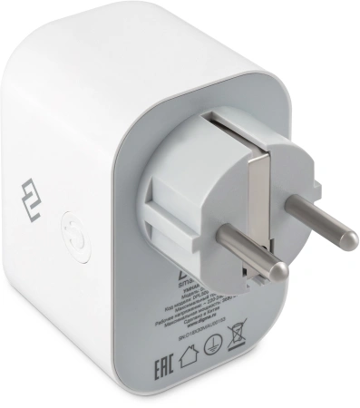Умная розетка Digma DiPlug 500 EU Wi-Fi белый (TY1910)