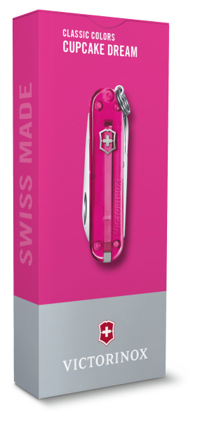 Нож перочинный Victorinox Classic Cupcake Dream (0.6223.T5G) 58мм 7функц. карт.коробка