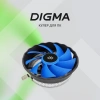 Устройство охлаждения(кулер) Digma D-CPC110-PWM2 120x120x25mm Soc-AM4/1151/1200 черный 4-pin 18-29dB Al 110W 185gr Ret