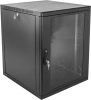 Шкаф коммутационный ЦМО (ШРН-12.650-9005) настенный 12U 600x658мм пер.дв.стекл 200кг серый 600мм 180град.