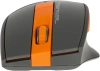 Мышь A4Tech Fstyler FG30S серый/оранжевый оптическая (2000dpi) silent беспроводная USB (6but)