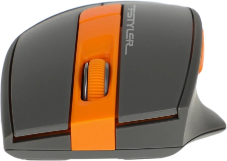 Мышь A4Tech Fstyler FG30S серый/оранжевый оптическая (2000dpi) silent беспроводная USB (6but)