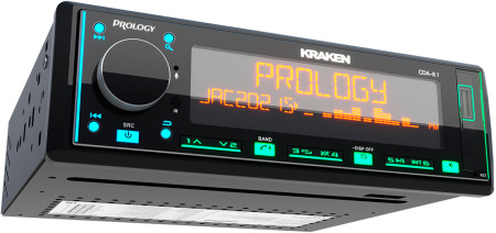 Автомагнитола Prology CDA-8.1 KRAKEN 1DIN 8x65Вт RDS (PRCDA8.1KRAKEN)