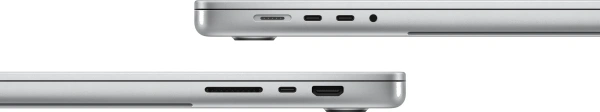 Ноутбук Apple MacBook Pro A3403 M4 Pro 14 core 48Gb SSD512Gb/20 core GPU 16.2" Liquid Retina XDR (3456x2234) Mac OS silver WiFi BT Cam (MX2U3HN/A)