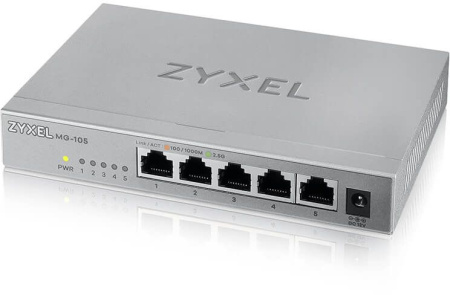 Коммутатор Zyxel MG-105 MG-105-ZZ0101F неуправляемый