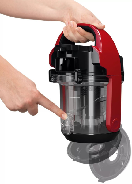 Пылесос Bosch BGC05AAA2 700Вт красный/черный