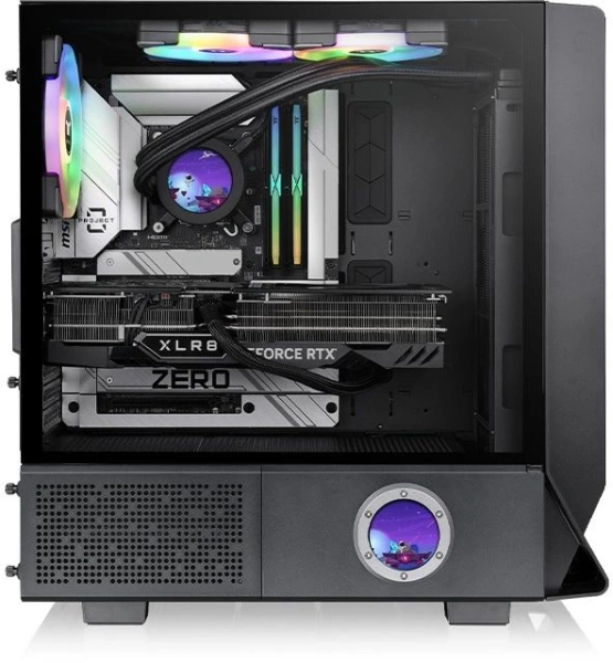 Корпус Thermaltake Ceres 350 MX черный без БП E-ATX 2x140mm 2xUSB3.0 audio bott PSU