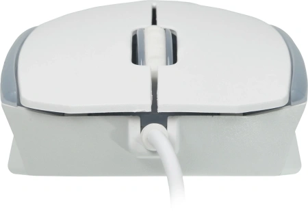 Мышь Оклик 245M белый оптическая (1000dpi) USB (3but)