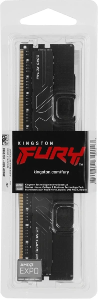 Память DDR5 32GB 6400MHz Kingston KF564R32RBE2-32 Fury Renegade RTL PC5-51200 CL32 DIMM 288-pin 1.4В
