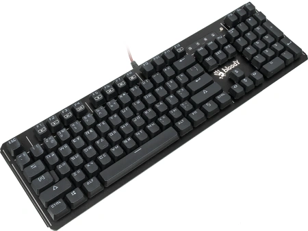 Клавиатура A4Tech Bloody B975 механическая черный USB Multimedia for gamer LED (подставка для запястий)