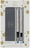 Набор ручек Parker IM Core FK221 (2183058) Stainless Steel CT M сталь нержавеющая подар.кор. ручка перьевая, ручка шариковая