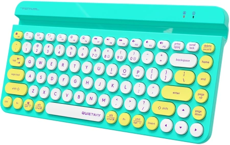 Клавиатура A4Tech Fstyler FBK30 зеленый USB беспроводная BT/Radio slim Multimedia (FBK30 AVOCADO)
