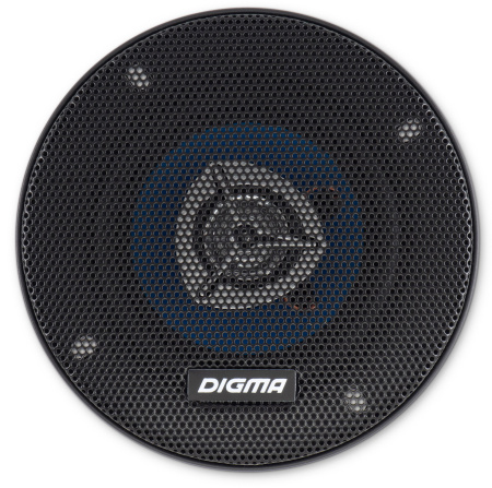 Колонки автомобильные Digma DCA-B402 160Вт 90дБ 4Ом 10см (4дюйм) (ком.:2кол.) коаксиальные двухполосные