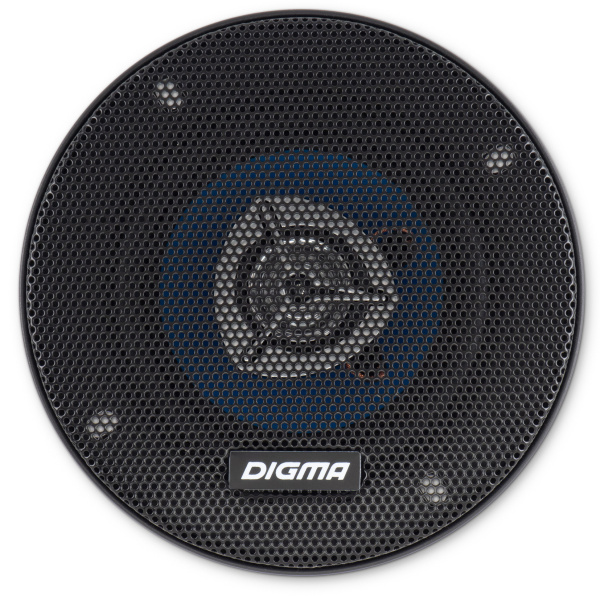 Колонки автомобильные Digma DCA-B402 160Вт 90дБ 4Ом 10см (4дюйм) (ком.:2кол.) коаксиальные двухполосные