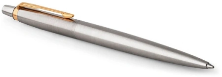 Набор ручек Parker Jotter Core FK691 (CW2093257) Stainless Steel GT сталь нержавеющая подар.кор. ручка перьевая, ручка шариковая сменный стержень 1стерж. стреловидный пиш. наконечник кругл.