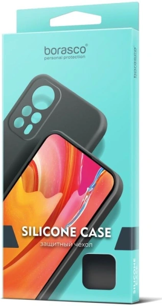 Чехол (клип-кейс) BoraSCO для Tecno Pova 6/6 Pro Silicone Case черный (73173)