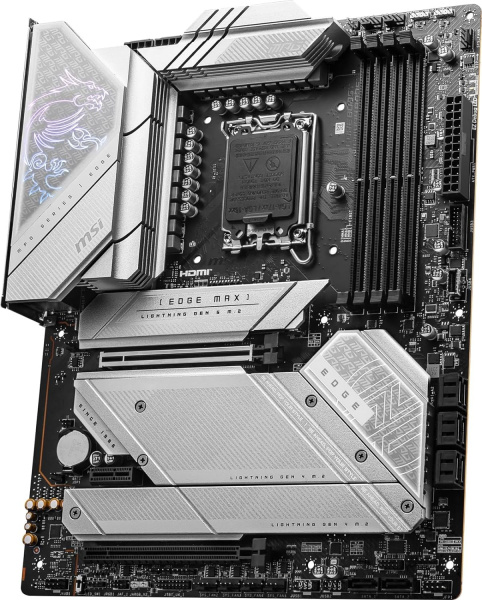 Материнская плата MSI MPG Z790 EDGE TI MAX WIFI Soc-1700 Intel Z790 4xDDR5 ATX AC`97 8ch(7.1) 2.5Gg