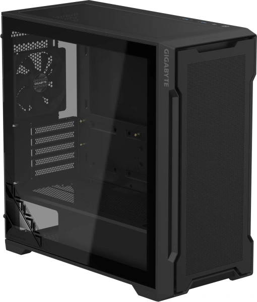 Корпус Gigabyte C102B GB-C102G черный без БП mATX 7x120mm 4x140mm 2xUSB3.0 audio bott PSU