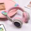 Гарнитура накладные Hoco W27 Cat серый беспроводные bluetooth накладные (18457)