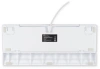 Клавиатура Оклик K951X механическая белый USB Multimedia LED (подставка для запястий) (1901079)