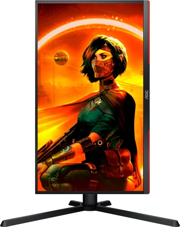 Монитор AOC 24.5" Gaming 25G3ZM черный/красный VA LED 16:9 HDMI матовая HAS Piv 300cd 178гр/178гр 1920x1080 240Hz FreeSync DP FHD 4.24кг