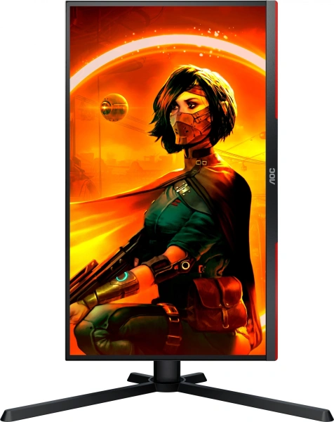 Монитор AOC 24.5" Gaming 25G3ZM черный/красный VA LED 16:9 HDMI матовая HAS Piv 300cd 178гр/178гр 1920x1080 240Hz FreeSync DP FHD 4.24кг