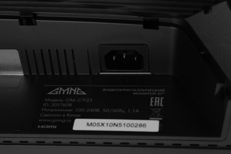 Монитор GMNG 27" GM-27F25 VA чер 5ms HDMI DP M/M HAS Piv 300cd