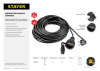 Удлинитель силовой Stayer 55028-20 3x1.5кв.мм 1розет. 20м ПВС без катушки черный
