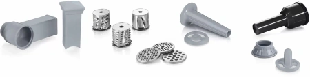 Мясорубка Bosch MFW68640 2200Вт серебристый/черный