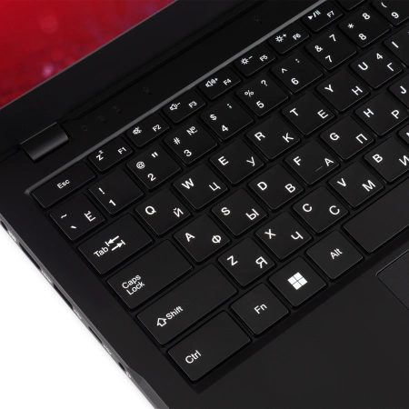Ноутбук IRU Planio 14ING N100 8Gb SSD256Gb Intel Iris Xe graphics 14" IPS FHD (1920x1080) Free DOS black 6000mAh (2058902)