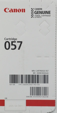 Картридж лазерный Canon 057 3009C002 черный (3100стр.) для Canon LBP228x/LBP226dw/LBP223dw/MF449x/MF446x/MF445dw/MF443dw/MF453dw