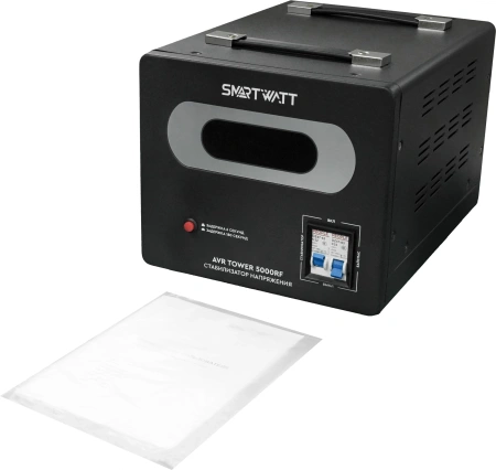 Стабилизатор напряжения Smartwatt AVR Tower 5000RF 5000ВА черный