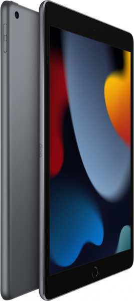 Планшет Apple iPad 2021 A2602 A13 Bionic 6С RAM3Gb ROM256Gb 10.2" IPS 2160x1620 iOS серый космос 8Mpix 12Mpix BT WiFi 10hr