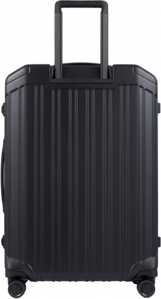 Чемодан Piquadro PQ-LM (BV4427PQLM/NO) 46x68x26.5см 67л. 4.63кг. поликарбонат/натур.кожа черный матов.