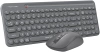 Клавиатура + мышь A4Tech Fstyler FG3300 Air2 клав:серый мышь:серый USB беспроводная slim Multimedia
