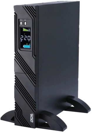 Источник бесперебойного питания Powercom Smart King Pro+ SPR-1000 LCD 800Вт 1000ВА черный
