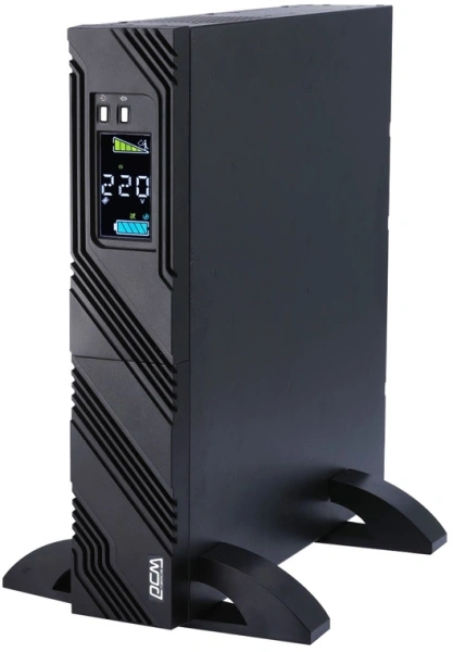 Источник бесперебойного питания Powercom Smart King Pro+ SPR-1000 LCD 800Вт 1000ВА черный