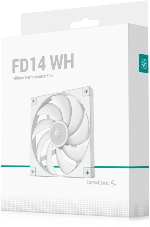 Вентилятор для корпуса Deepcool FD14 140х140x25 белый 4-pin 25.6дБ (R-FD14-WHNPN1-G) Ret