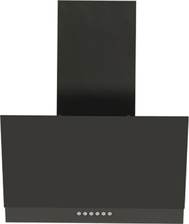 Вытяжка каминная Elikor Рубин S4 60П-700-Э4Д антрацит/черное стекло управление: кнопочное (1 мотор)