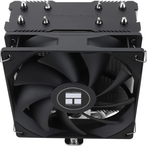 Устройство охлаждения(кулер) Thermalright Assassin X 120 v2 Soc-AM5/AM4/1200/1700/1851 черный 4-pin 25.6dB Al+Cu 700gr Ret (AX120-V2)
