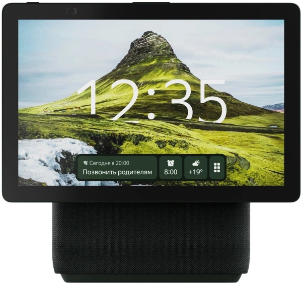 Умная колонка Yandex Станция Дуо Макс Zigbee голос.п.:Алиса зеленый 60W 1.0 BT/Wi-Fi 10м (YNDX-00055